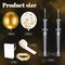 6 Set Balloons Centerpieces for Table with LED String Light 60 Pcs Balloons Light up Table Balloon Stand Centerpieces for Baby Shower Graduation Birthday Wedding Anniversary(Gold)
